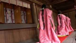 生きびな祭り 飛騨一宮水無神社 201243 Takayama [upl. by Berlyn]