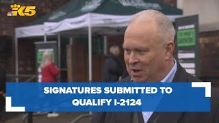 Signatures submitted to qualify initiative that would allow for WA Cares exemptions [upl. by Sachs]