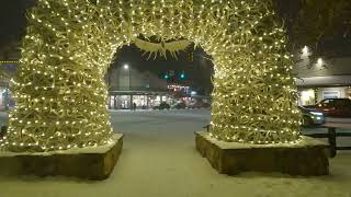 Merry Christmas Everyone Jackson WY Town Square 2022 [upl. by Tebor]