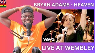 Bryan Adams Gave Me Goosebumps BRYAN ADAMS  HEAVEN LIVE AT WEMBLEY 1996 REACTION [upl. by Nnil522]