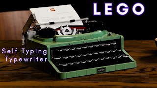 Lego Self Typing Typewriter [upl. by Ttenaj]