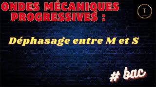 04ondes mécaniques progressives déphasage entre M et S [upl. by Aneekas896]