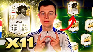 11x Sobres Icon Moments Deciden mi Equipo de FIFA 22 [upl. by Sletten]