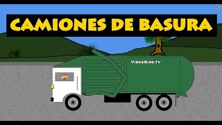 Vids4Ninos  Aprende a contar los camiones de basura [upl. by Ashjian955]