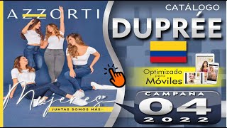 CATÁLOGO DUPREE AZZORTI CAMPAÑA 4 2022 COLOMBIA DIGITAL [upl. by Bethel]