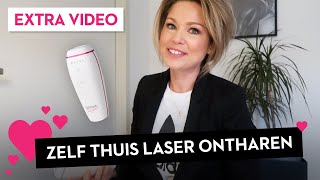 LASER ONTHARINGSAPPARAAT 👯‍♀️🔦 zelf thuis laseren mijn ERVARING [upl. by Arretahs643]