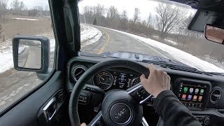 2019 Jeep Wrangler Unlimited Sahara 4dr 4x4  POV Test Drive Binaural Audio [upl. by Nommad]