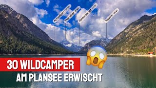 30 Wildcamper erwischt 😱 Realtalk bei einer Wanderung um den Plansee [upl. by Brenk]