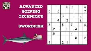 Advanced Sudoku Technique Swordfish [upl. by Nykal]