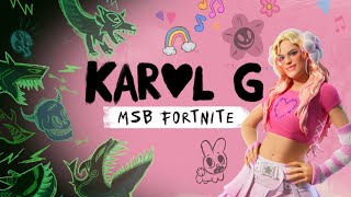 KAROL G x FORTNITE concierto y más [upl. by Sallyann429]