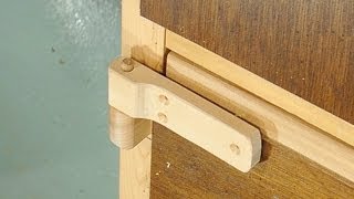 Making wooden hinges [upl. by Yziar]