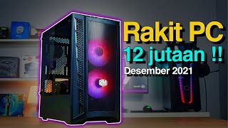 RAKIT PC GAMING microATX Feat PNY GeForce GTX 1650 Desember 2021 [upl. by Eleumas]