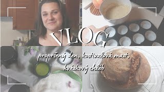 Pečení chleba muffiny k snídani a výroba kostivalové masti  VLOG 2 [upl. by Alikahs]