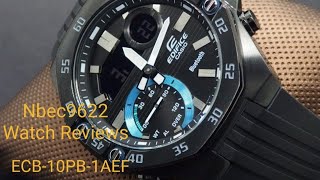 Casio edifice ECB10DB1AEF review [upl. by Letnom57]