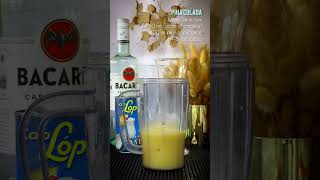 How to make a Pina Colada cocktail at home recipe [upl. by Eiramalegna96]