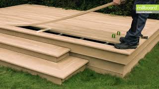 How to take up and refix Millboard decking boards [upl. by Ahsienot]