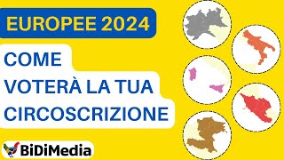 Elezioni 2024  ULTIMO SONDAGGIO PER CIRCOSCRIZIONE Come votano le varie parti dItalia [upl. by Ettelliw143]