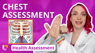 Chest Assessment  Health Assessment for Nursing Head To Toe LevelUpRN [upl. by Airotnes]