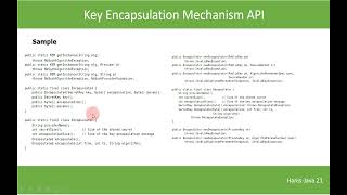 Key Encapsulation Mechanism API [upl. by Studley]