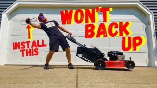 WHY DOES MY ARIENS RAZOR MOWER NOT BACK UP AntiLockup Kit Install [upl. by Daitzman]