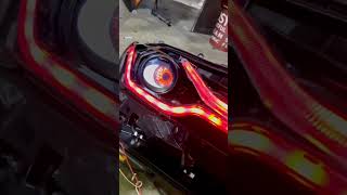 Universal at 512V 3incheyelights led ledlight devileyes moto lcd carmodification [upl. by Halimeda]