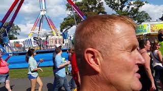 THE FREAKOUT RIDE FULTON COUNTY FAIR [upl. by Eelnyl540]