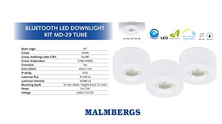 Unboxing Malmbergs MD29 Bluetooth Downlight Kit [upl. by Kere]