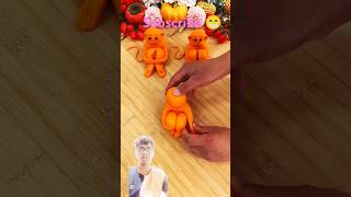 beautiful satisfying pastry clay shortssatisfying creative art clay shortstrendingshortscraft [upl. by Einohpets]