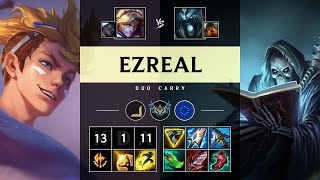 Ezreal ADC vs Karthus Legendary  EUW Challenger Patch 1418 [upl. by Holder]