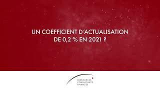 Un coefficient dactualisation de 02 en 2021 [upl. by Sansone804]