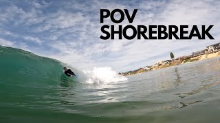 POV BODYBOARD  makeable shorebreak [upl. by Castorina74]