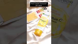 Most Famous Garnier Facewash pH value 😲youtube shorts ph phvalue youtubeshorts [upl. by Eustacia]