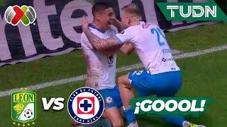 ¡Rotondi le da la vuelta al marcador con golazo  León 10 Cruz Azul  Liga Mx AP2024  J7  TUDN [upl. by Schoenburg]