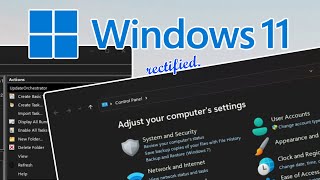 Rectify11 Windows 11 done correctly [upl. by Lexa]