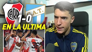 RIVER PLATE 1  ATL TUCUMAN 0  REACCION PICANTE  Copa de la Liga  Fecha 4  Toto Bordieri [upl. by Elka]