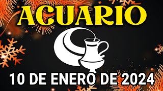 😯𝐀𝐥𝐠𝐨 𝐢𝐦𝐩𝐚𝐜𝐭𝐚𝐧𝐭𝐞 𝐬𝐮𝐜𝐞𝐝𝐞 𝐡𝐨𝐲🎉Horóscopo de hoy Acuario ♒ 10 de Enero de 2024Tarot [upl. by Kiernan988]