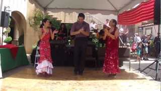 Flamenco Dance Phoenix AZ Tangos opulent event Tlaquepaque Sedona Arizona Yumi Bernadette Carlos [upl. by Siocnarf]