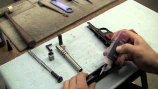 Wilson Combat  Ultima Lube II  Lubing a 1911 [upl. by Valtin]