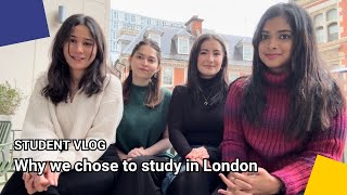 Why we chose to study in London  LSE Student Vlog [upl. by Eidok]