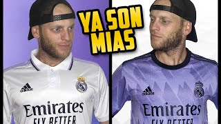 CAMISETAS REAL MADRID 2223 🤍 Primera y Segunda Equipación 💜 Temporada 20222023 UNBOXING [upl. by Kain849]