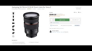 Will Samyang announce a new 70200mm f28 FE lens within the next 10 days [upl. by Siubhan399]