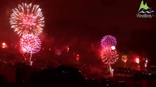 Madeira New Year Fireworks 2017 HD Live [upl. by Florie]