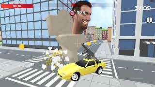 Cars vs Skibidi Toilet Crazygames [upl. by Culliton]