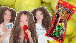 Trying ROTTEN Pickle Mystery Box TikTok Viral Chamoy Pickle Challenge [upl. by Taima]