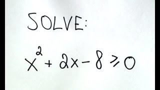 ❖ Solving Quadratic Inequalities ❖ [upl. by Theall]