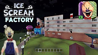 Ice Scream Rods Factory In Minecraft  Completed Factory Free Roam [upl. by Sew289]