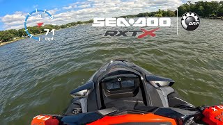 Top Speed Run On A 2023 SeaDoo RXTX 300 [upl. by Soren]