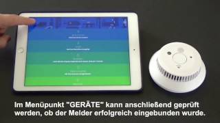 Innogy Rauchmelder in Smarthome Zentrale einbinden [upl. by Aikem]