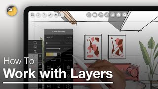 How to Work with Layers  Morpholio Trace Beginner Tutorial for iPad Pro Drawing amp Design [upl. by Ahsaenat]