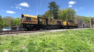 Loram Rail Grinding featuring fire at Fort Montgomery 5623 [upl. by Akitahs]